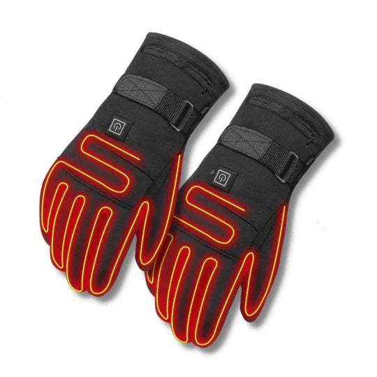 Beheizbare Skihandschuhe Wasserdicht für Damen und Herren mit Touchscreen-Funktion, Winterhandschuhe für Outdoor-Aktivitäten 0