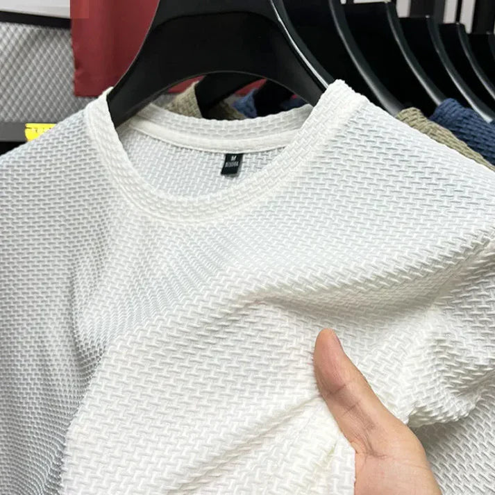 Variant image for Herren T-Shirt Kurzarm Atmungsaktiv Eisseiden-Mesh-17