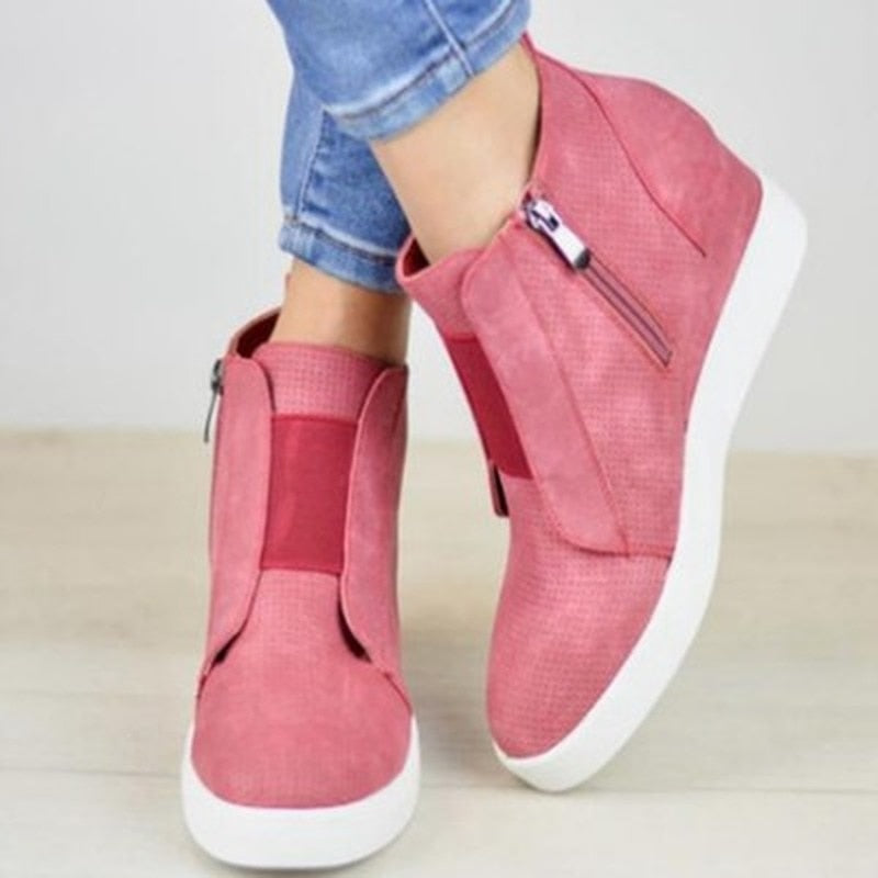 Bequeme Keilsneaker Für Frauen