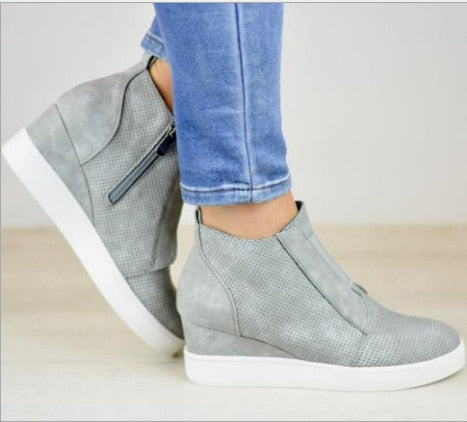 Bequeme Keilsneaker Für Frauen