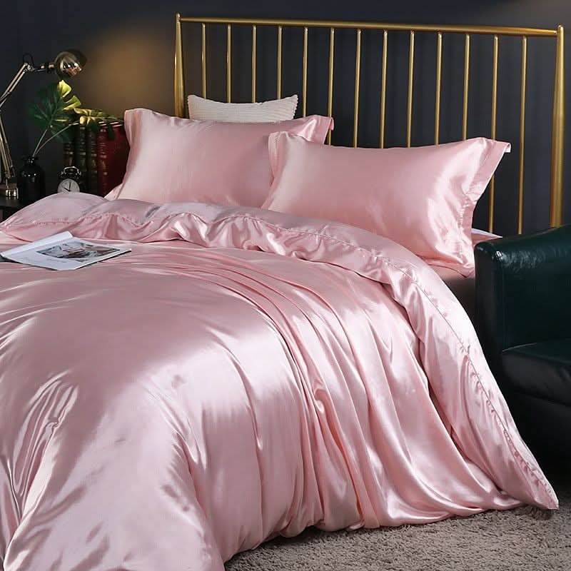 Bettwäsche Set 4-teilig für Schlafzimmer im Luxuriösen Stil 155x220, 135x200, 200x220, 200x200 1