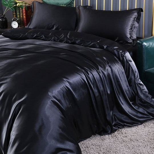 Bettwäsche Set 4-teilig für Schlafzimmer im Luxuriösen Stil 155x220, 135x200, 200x220, 200x200 2