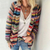 Damen Strickjacke Bunt Bequeme Acryl Cardigan für Stilvollen Look-1