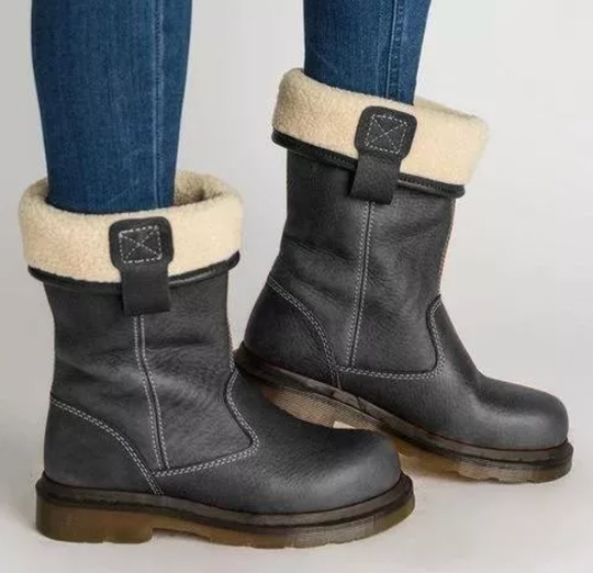Damen Winterstiefel Warme Winterschuhe Bequem Hochwertiges Material-6