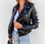 Damenjacke Slim Fit Elegante Lederjacke Hochwertiges Material-3
