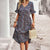Variant image for Damen Kleid Floral Leicht Baumwolle für Sommerausflüge-13