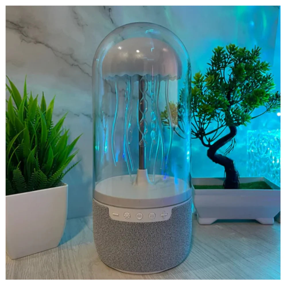 Bluetooth Lautsprecher Quallen Design Mit Neonlichtern Für Musikliebhaber 0