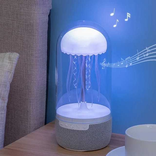 Bluetooth Lautsprecher Quallen Design Mit Neonlichtern Für Musikliebhaber 1