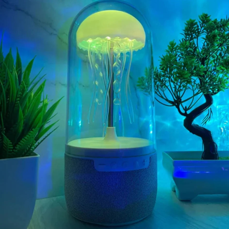 Bluetooth Lautsprecher Quallen Design Mit Neonlichtern Für Musikliebhaber 3