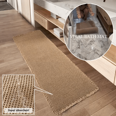 Boho Läufer Teppich für Bad und Küche 1