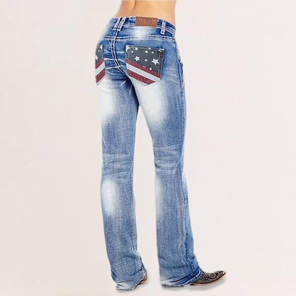Bootcut-Jeans Aus Denim