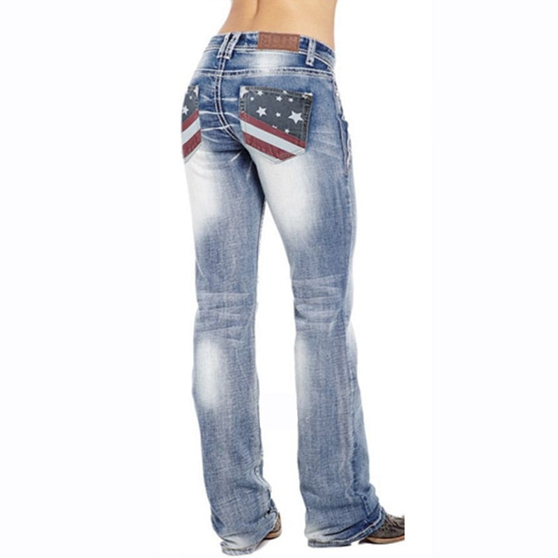 Bootcut-Jeans Aus Denim