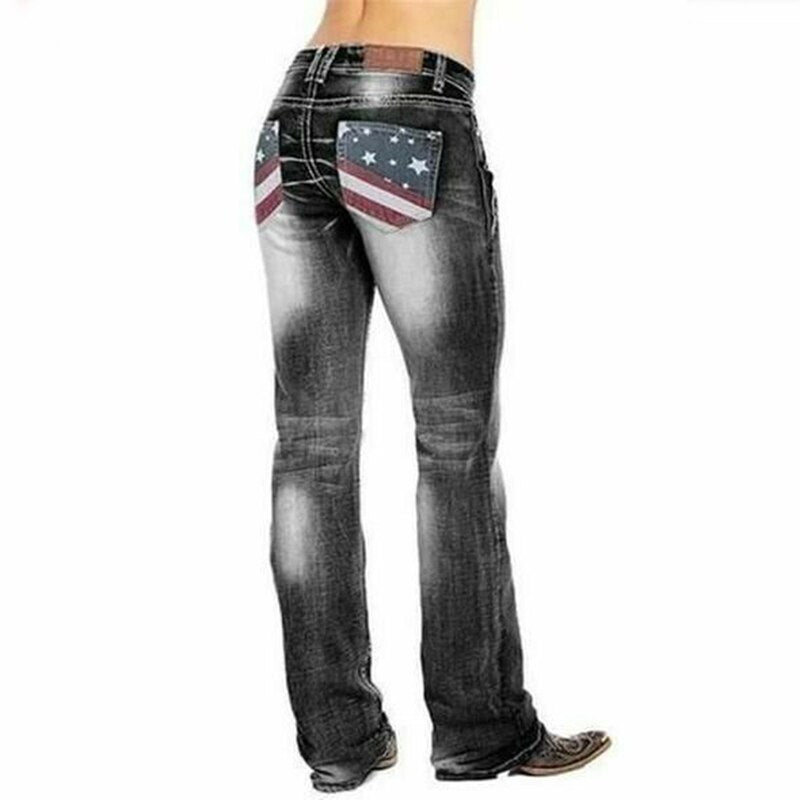 Bootcut-Jeans Aus Denim