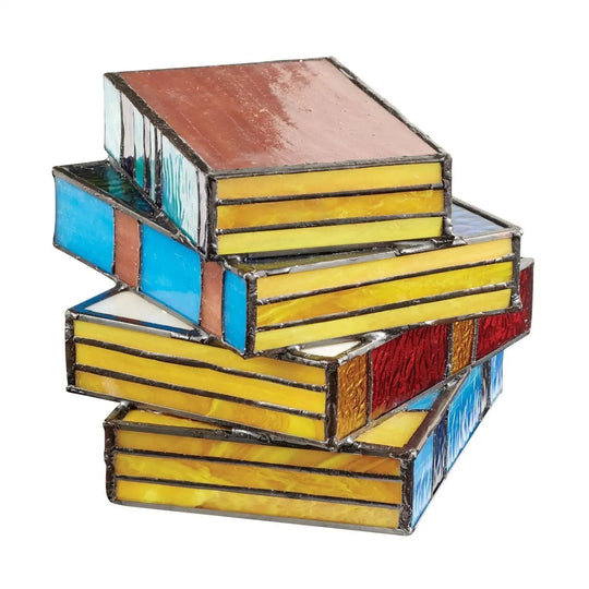 Buchlampe aus farbigem Glas für kreative Innenräume 3