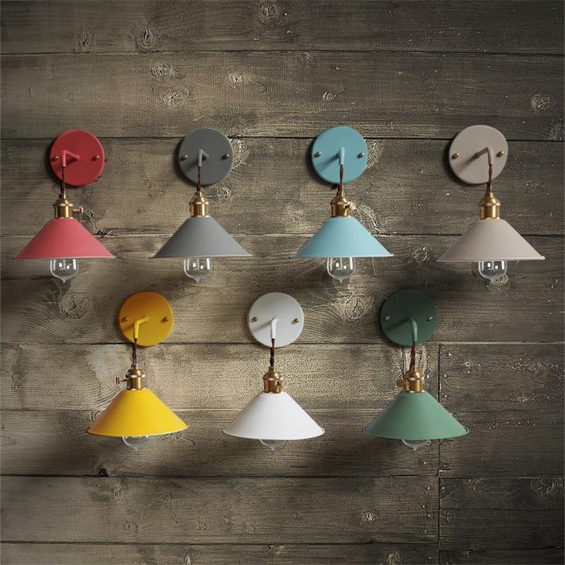Bunte Wandlampen im Vintage-Stil 2