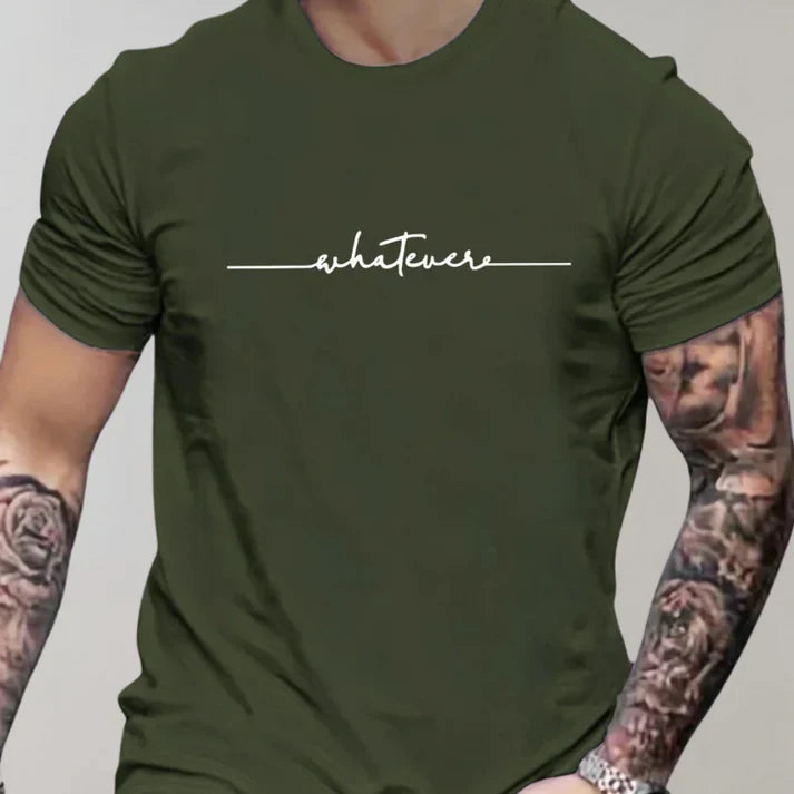 Variant image for Herren T-Shirt Rundhalsausschnitt Lässig Baumwolle Atmungsaktiv Freizeit-9