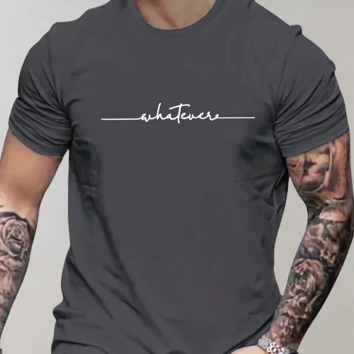 Variant image for Herren T-Shirt Rundhalsausschnitt Lässig Baumwolle Atmungsaktiv Freizeit-22
