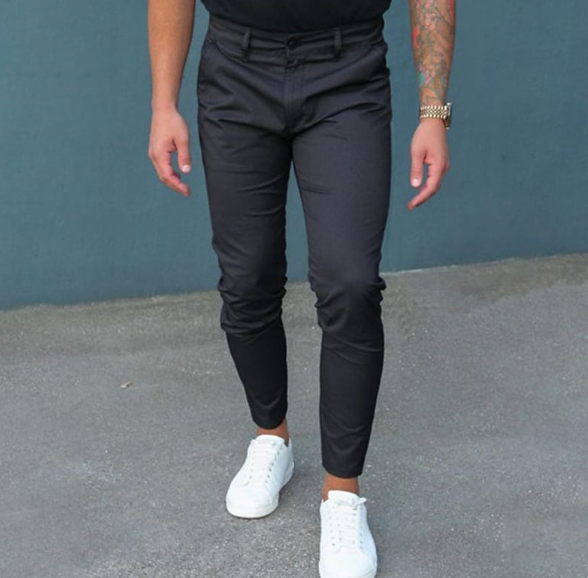 Herren Chino Hose Modernes Design Hochwertiger Stoff-1