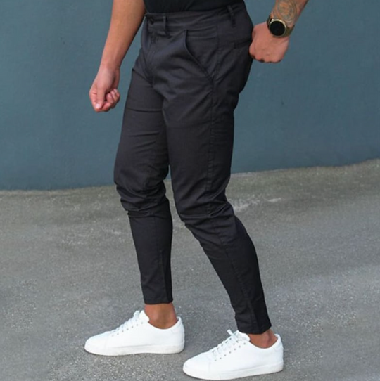 Herren Chino Hose Modernes Design Hochwertiger Stoff-2