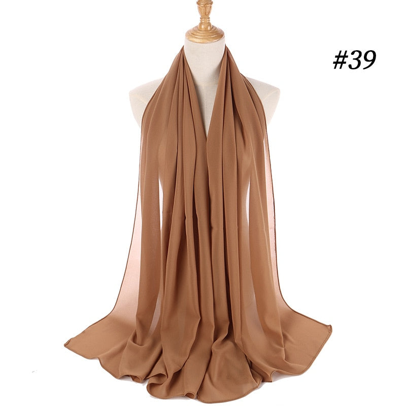 Chiffon Hijab Stirnband