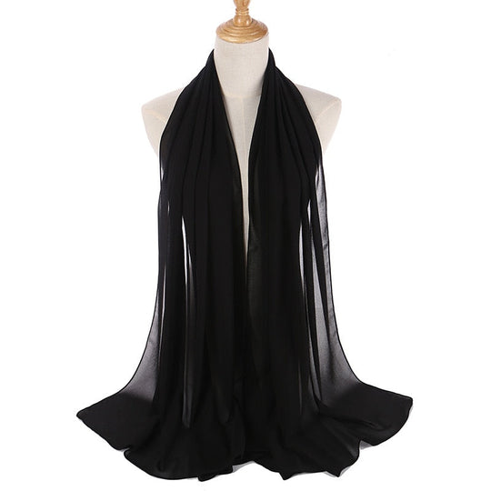 Chiffon Hijab Stirnband