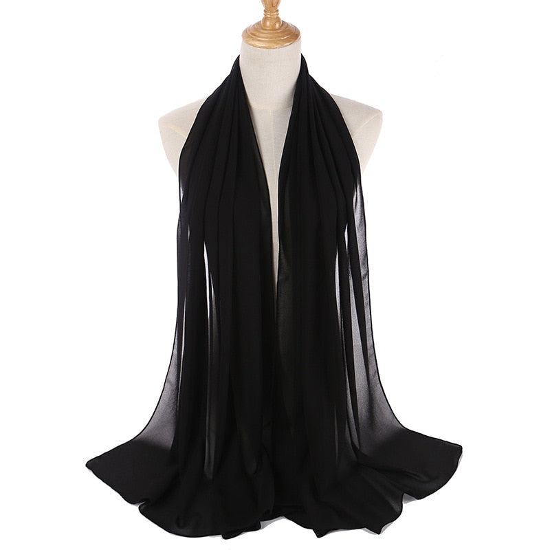 Chiffon Hijab Stirnband