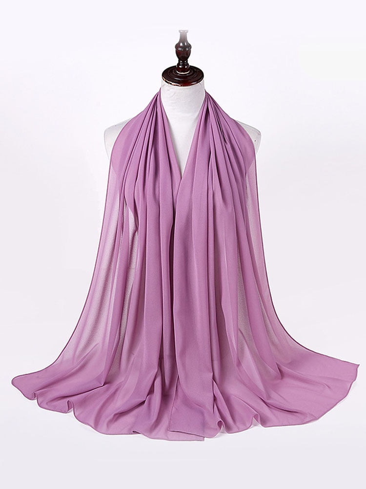 Chiffon Hijab Stirnband