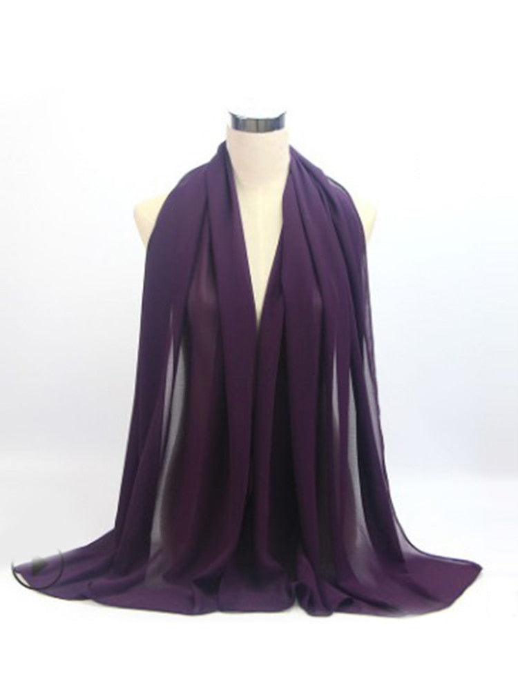 Chiffon Hijab Stirnband