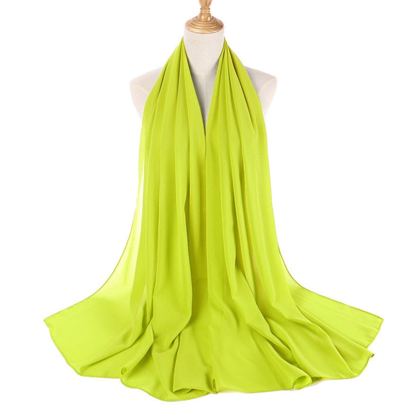 Chiffon Hijab Stirnband