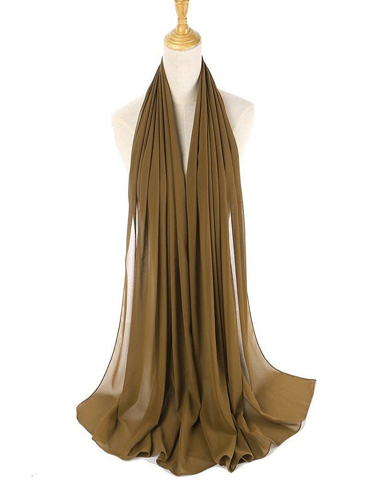 Chiffon Hijab Stirnband
