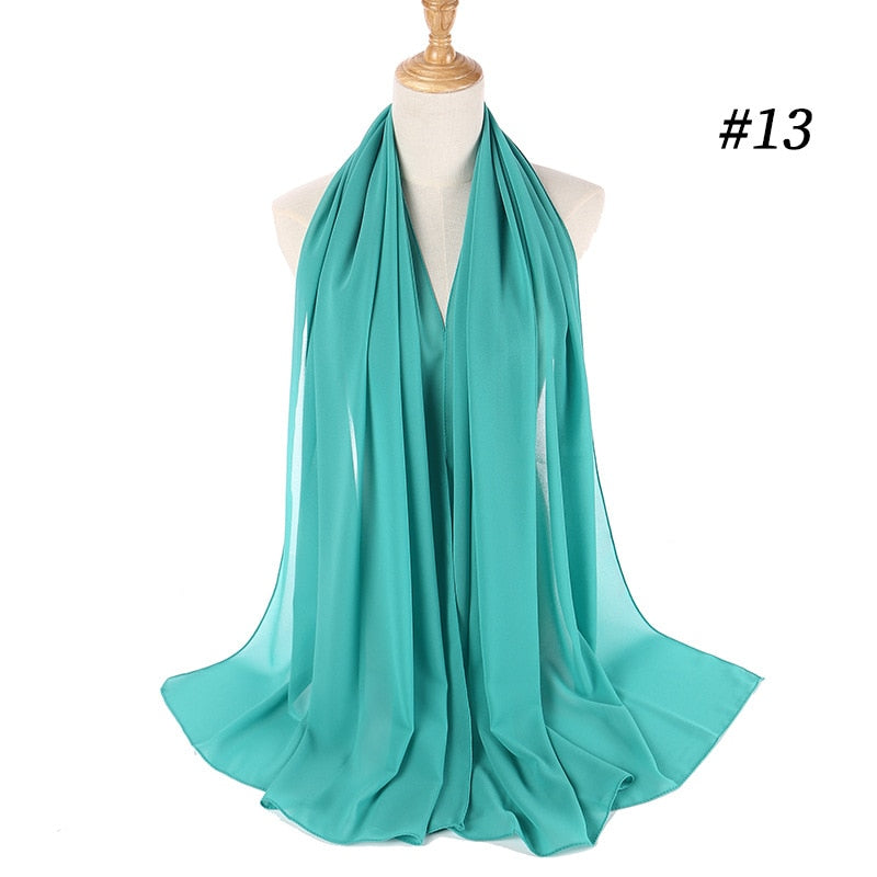 Chiffon Hijab Stirnband