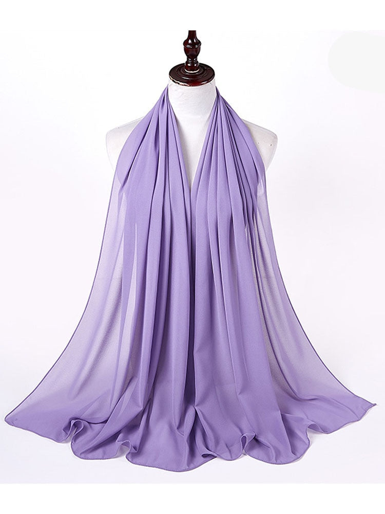 Chiffon Hijab Stirnband