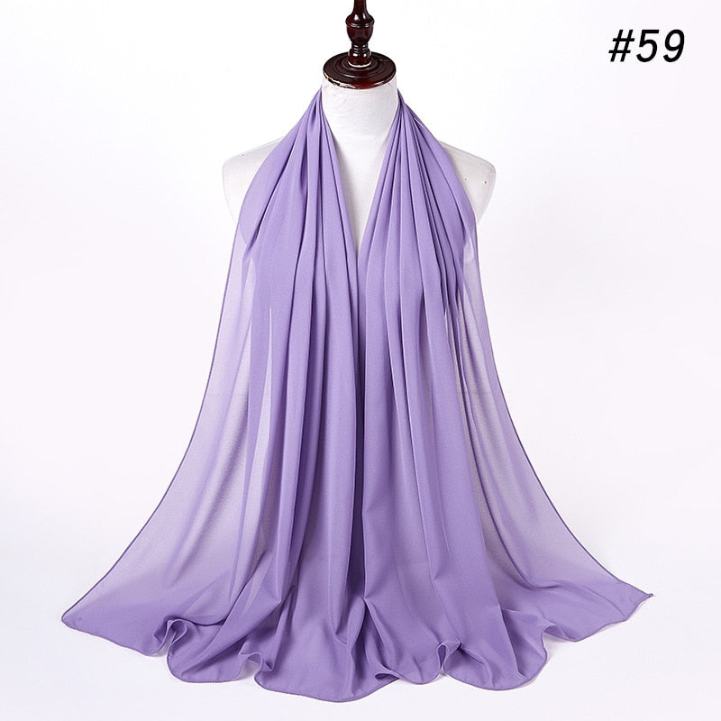 Chiffon Hijab Stirnband