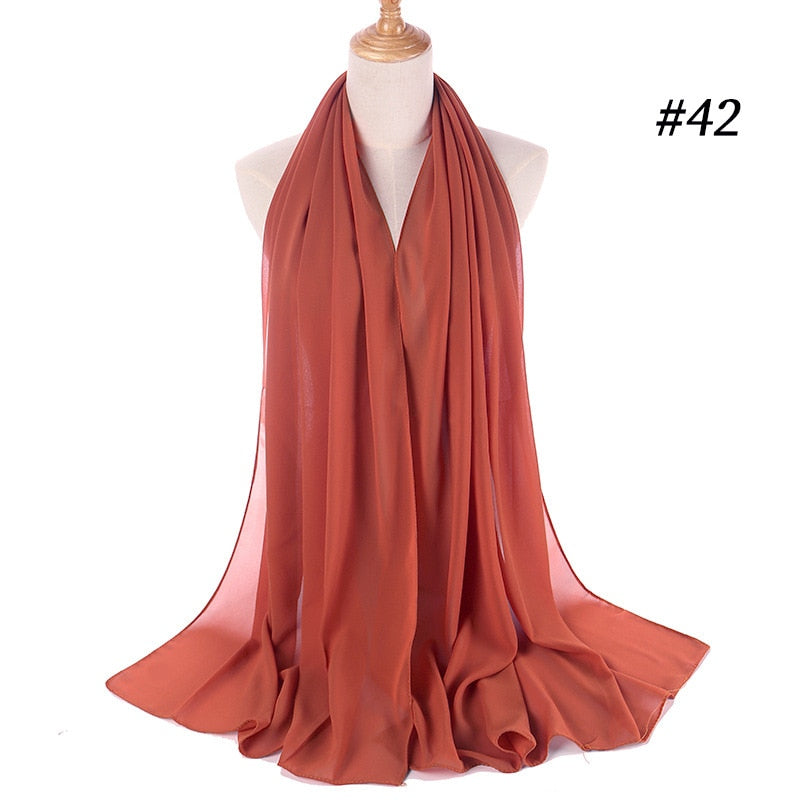 Chiffon Hijab Stirnband
