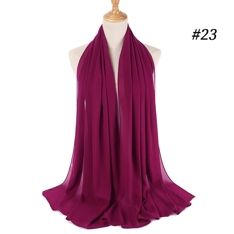 Chiffon Hijab Stirnband