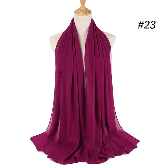 Chiffon Hijab Stirnband