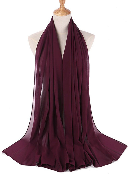 Chiffon Hijab Stirnband