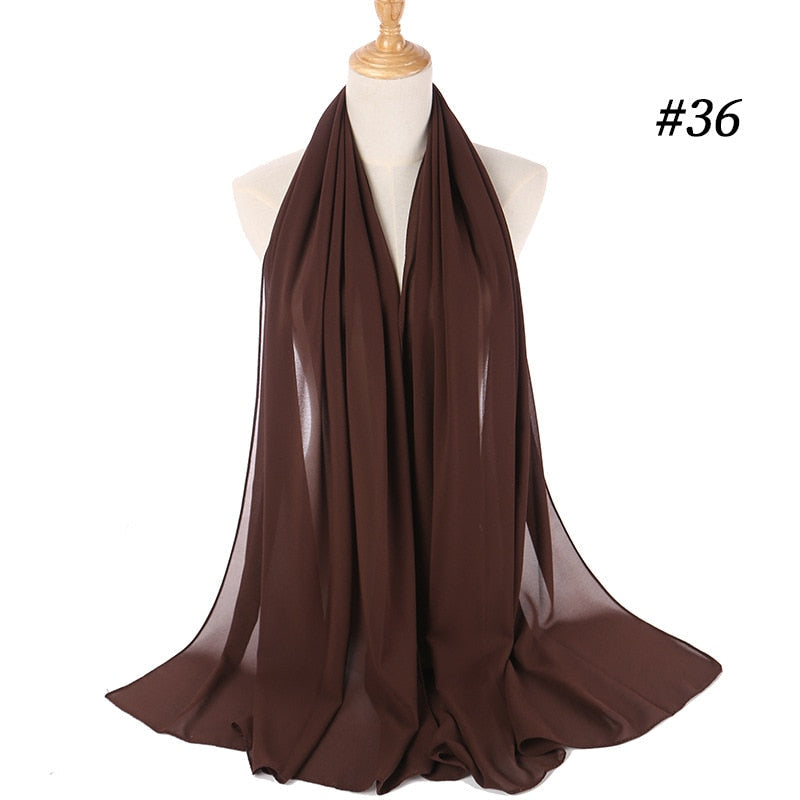 Chiffon Hijab Stirnband