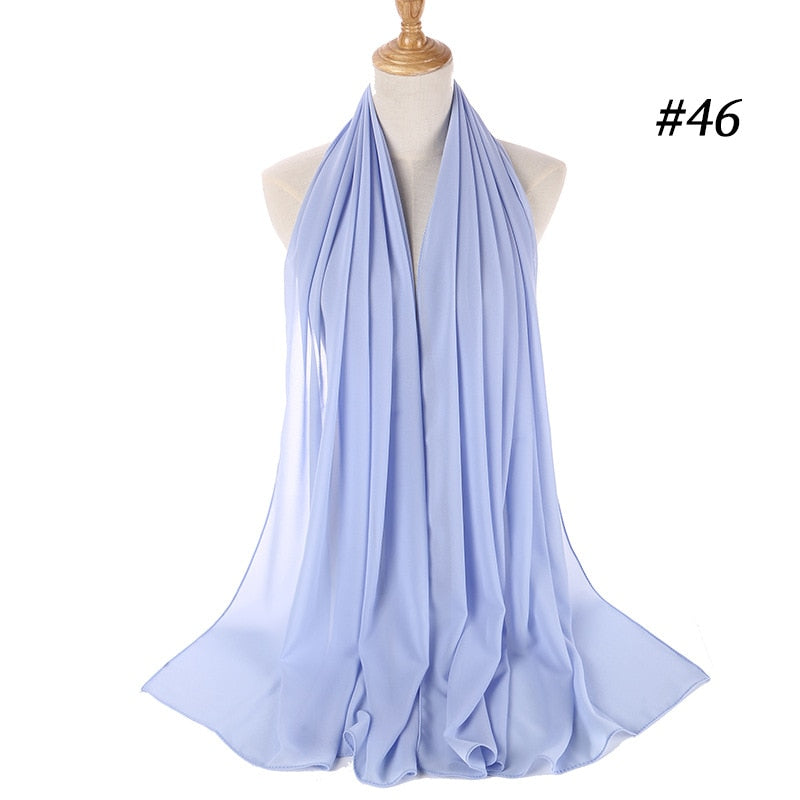Chiffon Hijab Stirnband