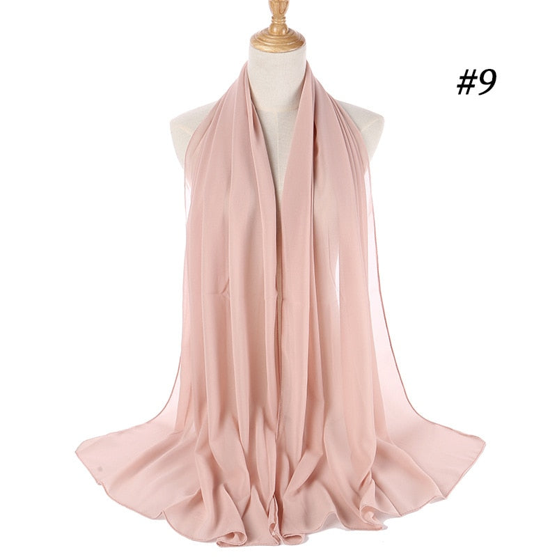 Chiffon Hijab Stirnband