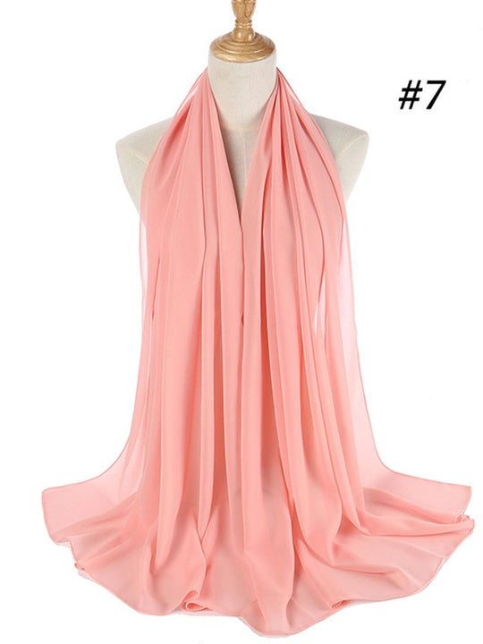 Chiffon Hijab Stirnband