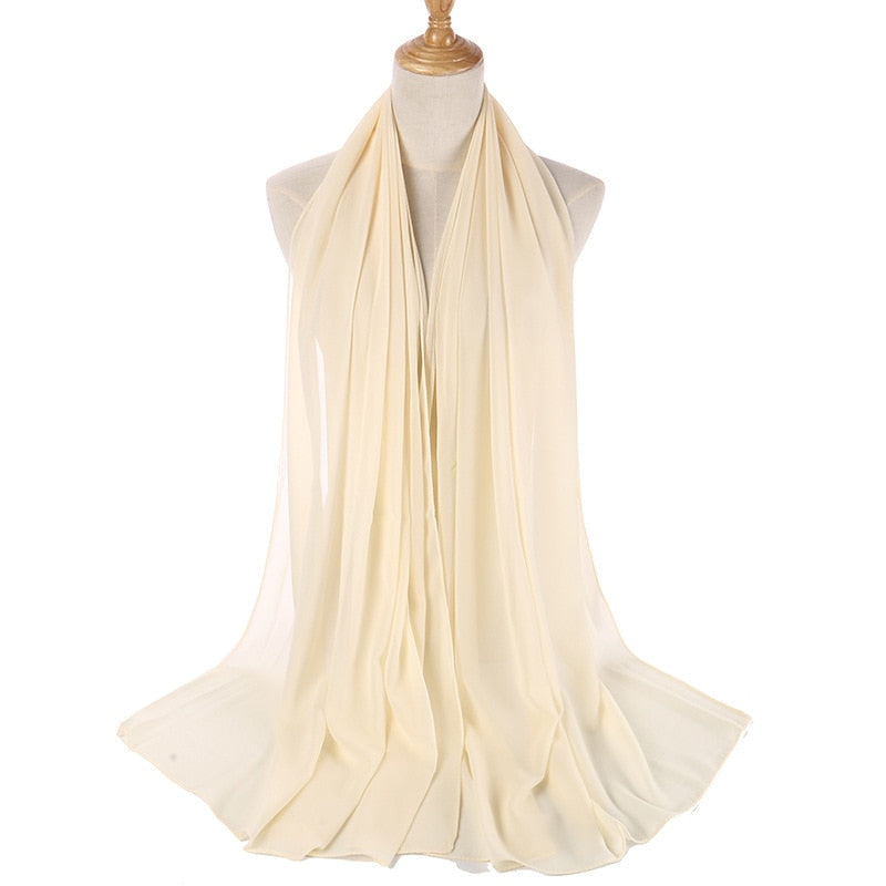 Chiffon Hijab Stirnband