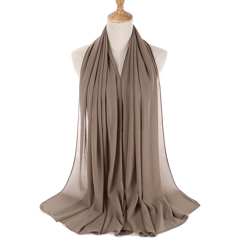 Chiffon Hijab Stirnband