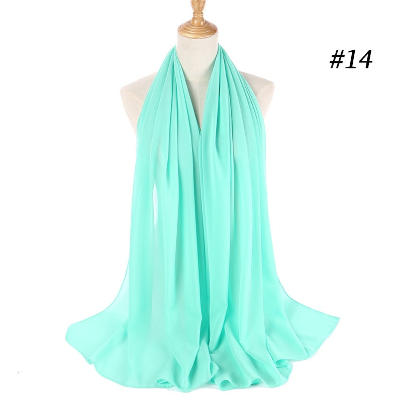 Chiffon Hijab Stirnband