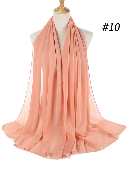 Chiffon Hijab Stirnband
