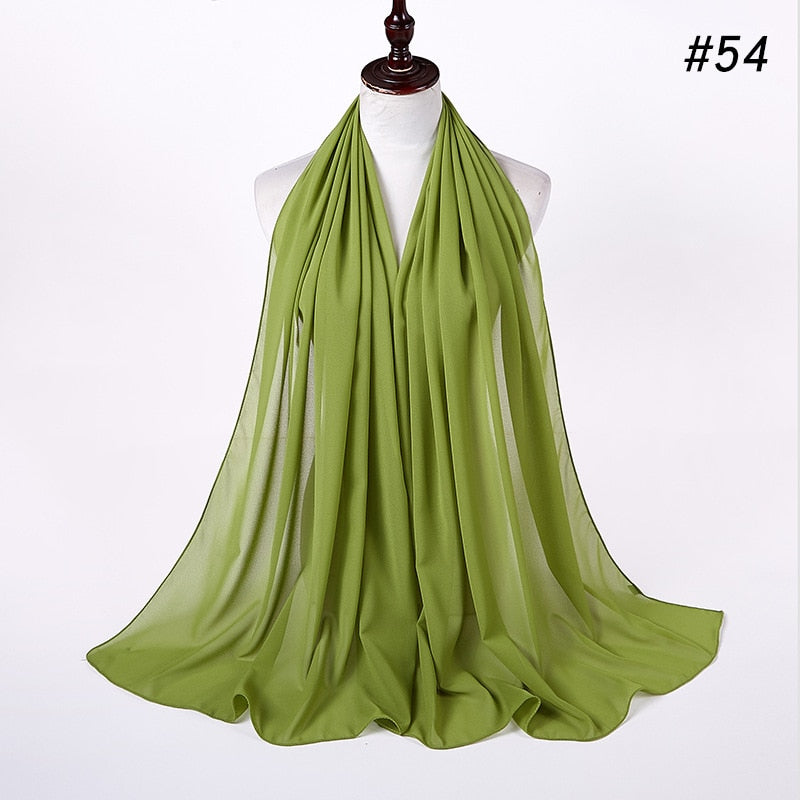 Chiffon Hijab Stirnband