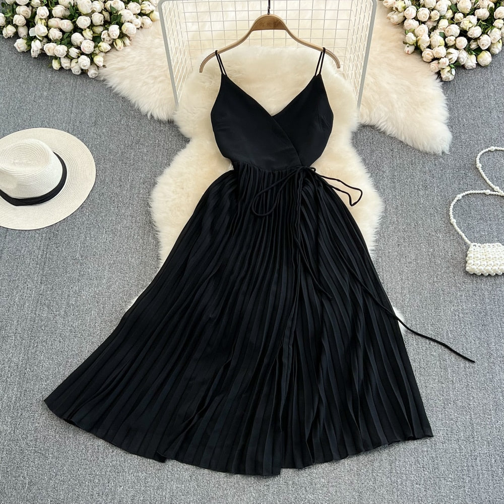 Damen A-Linien-Sonnenkleid