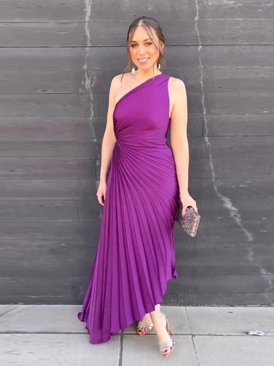 Damen Abendkleid Elegante Stil Hochwertige Stoffe 10