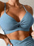 Damen Bikini mit hoher Taille Modernes Design 2