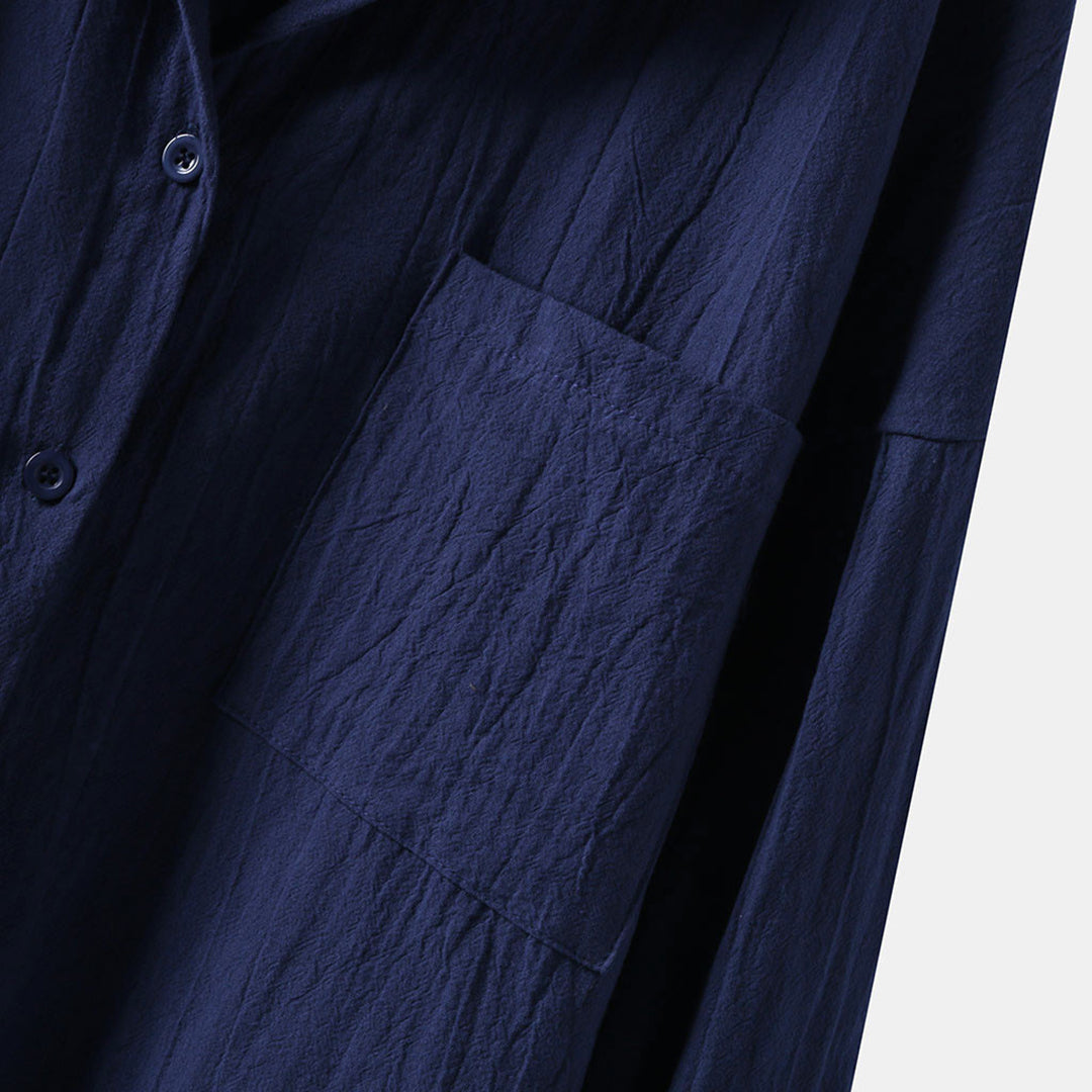 Damen Bluse Oversize Langarm Modernes Design Hochwertige Stoffe 8